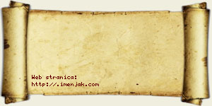 Jasmina Rašković vizit kartica