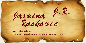 Jasmina Rašković vizit kartica